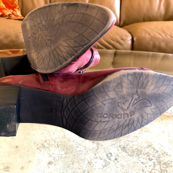 Dorking, Women’s 7.5 -38 Euro, Lightweight Leather Ankle Boots, Side Zip, GUC - Picture 8 of 16